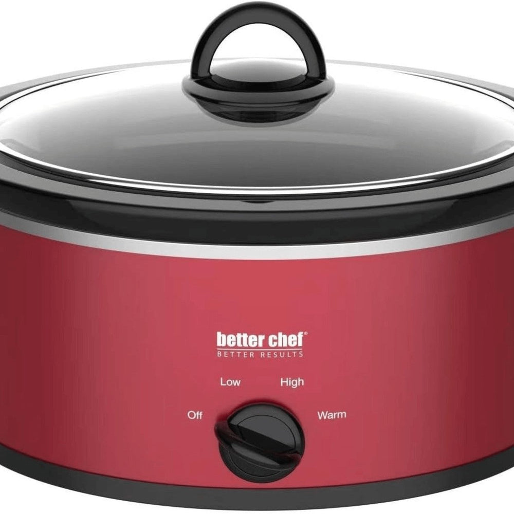 Better Chef 3-Quart Oval Slow Cooker with Removable Stoneware Crock Image 2