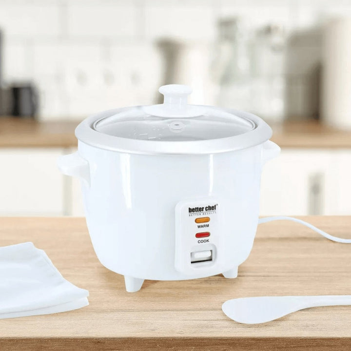 Better Chef Rice Cooker 3 Cups Uncooked 6 Cups Cooked Model IM-403 White Image 5