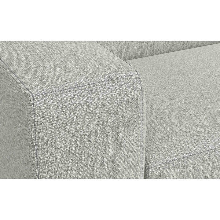 Rex 3 Seater Sofa and Ottoman Performance Fabric Modular Couch Medium Firmness Image 3