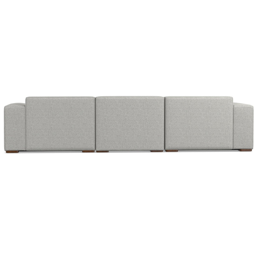 Rex 3 Seater Sofa and Ottoman Performance Fabric Modular Couch Medium Firmness Image 7