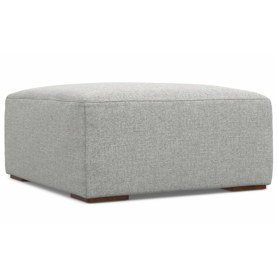 Rex 3 Seater Sofa and Ottoman Performance Fabric Modular Couch Medium Firmness Image 11