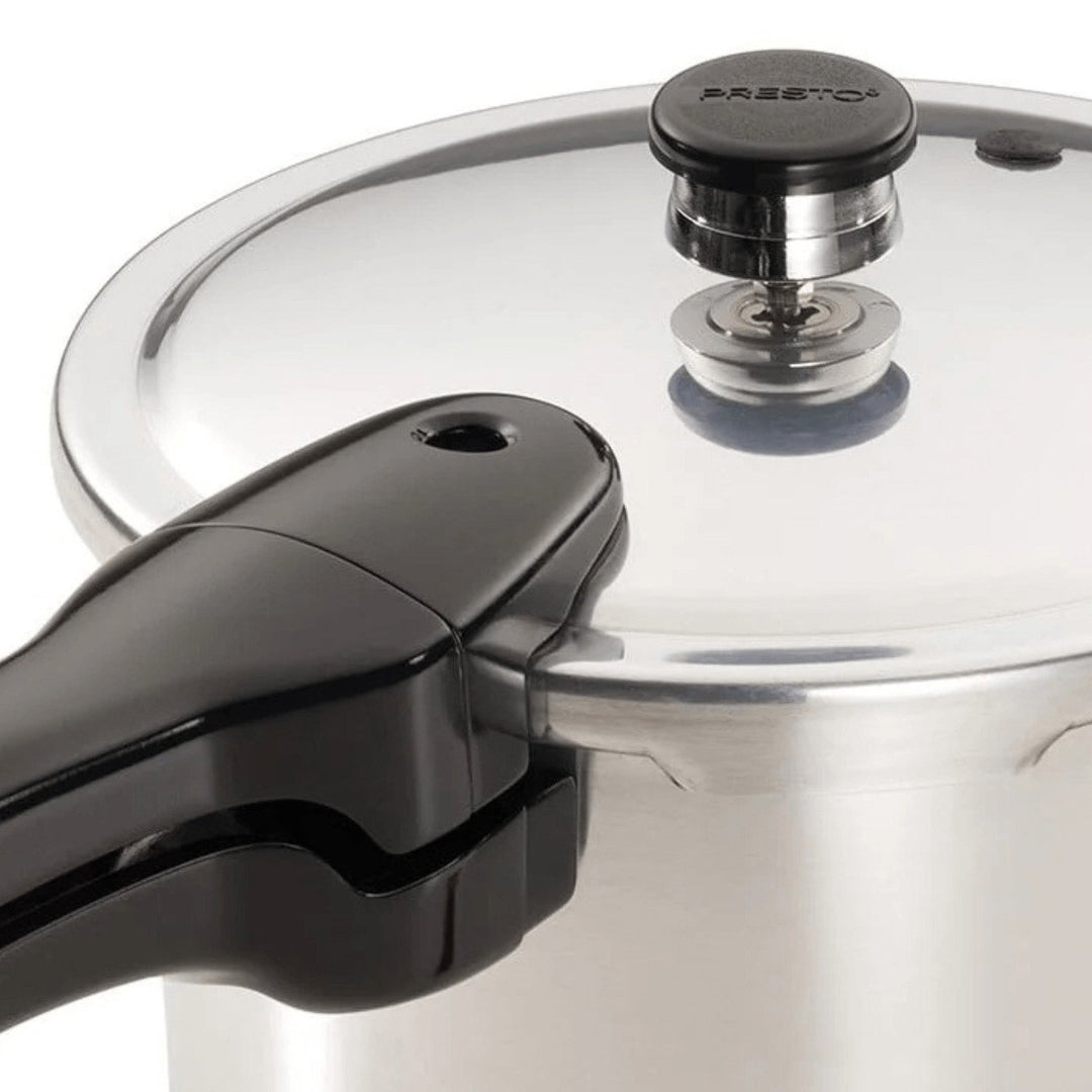 Presto 4-Quart Aluminum Pressure Cooker Model 01241 Dishwasher Safe Easy Clean Image 2