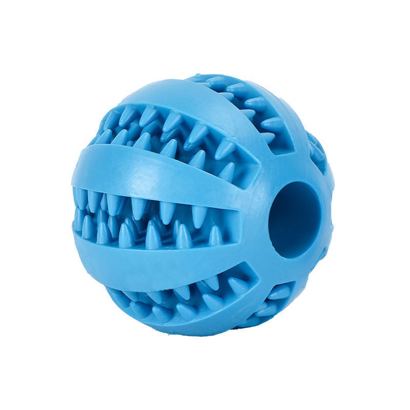 VZZ Natural Rubber Dog Chew Toy Interactive Treat Ball 5cm Extra-Tough Toy Image 7