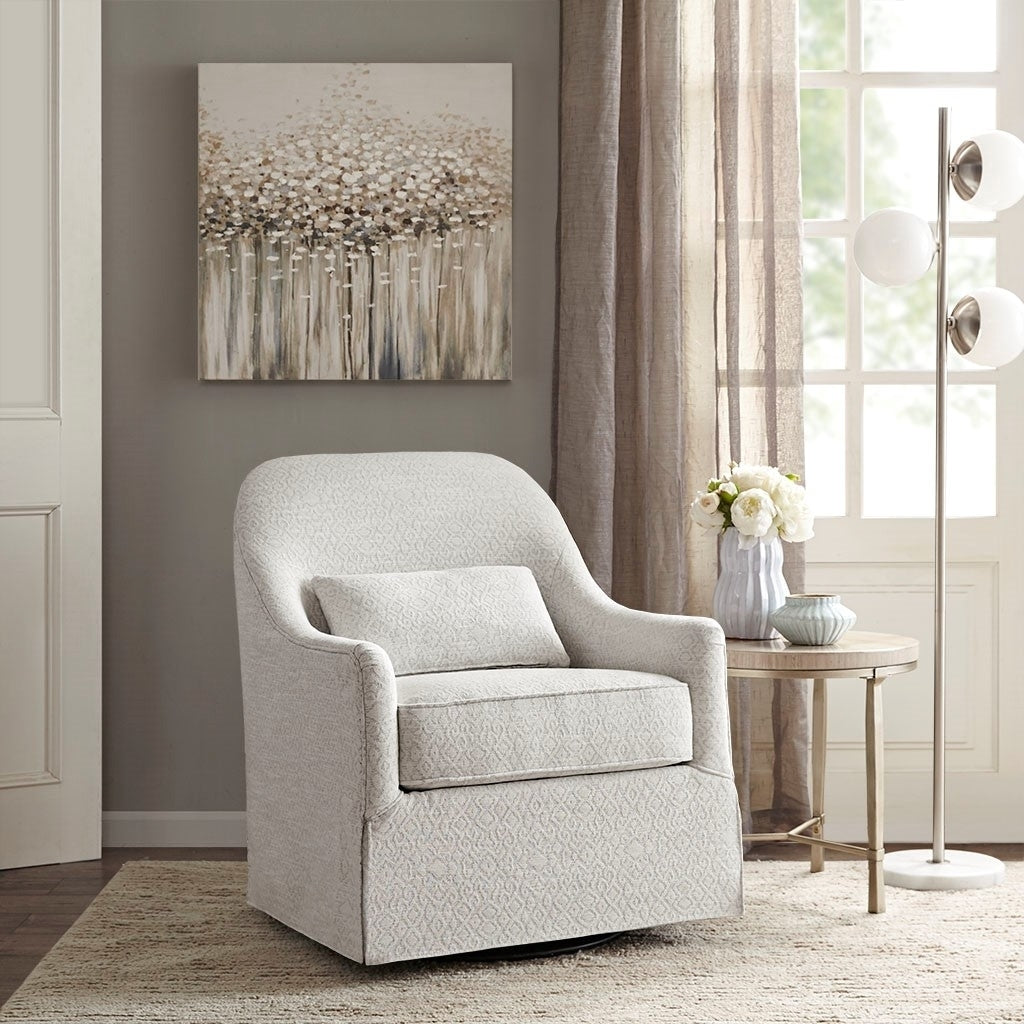 Gracie Mills Jazlene Farmhouse Swivel Glider Chair - GRACE-12449 Image 3