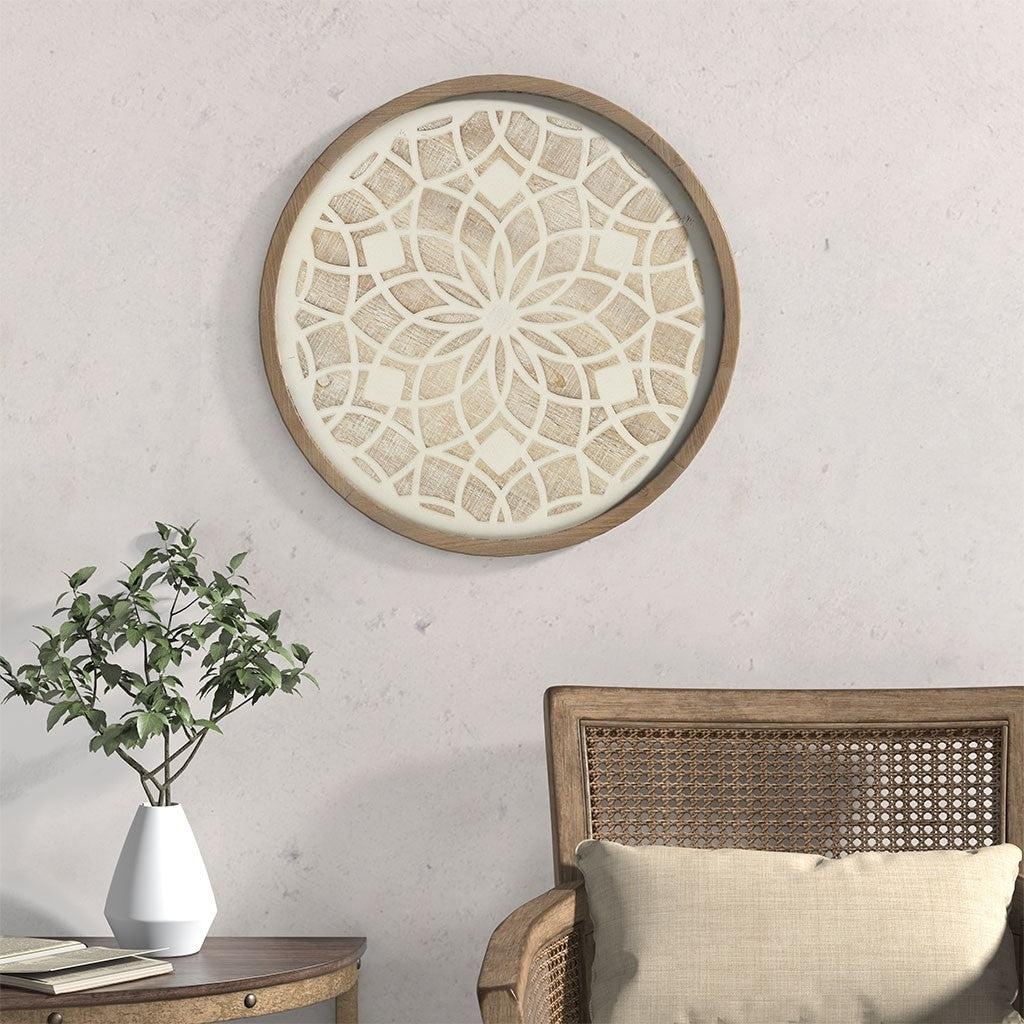 Gracie Mills Danielle Harmony in Circles Two-Tone Medallion Wall Art - GRACE-14245 Image 4