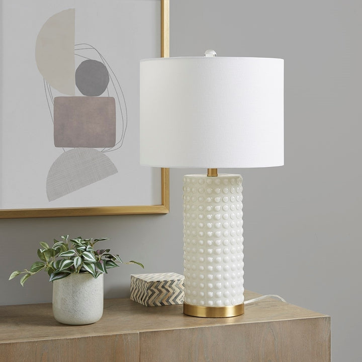 Gracie Mills Yandel Textured Dot Table Lamp - GRACE-15391 Image 3