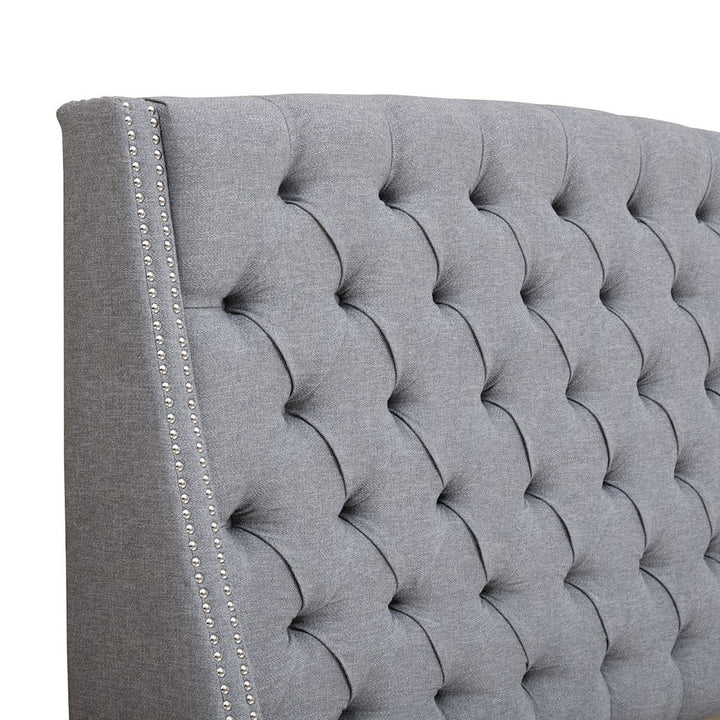 Gracie Mills Gayle Upholstered Headboard with Metal Legs - GRACE-8473 Image 4