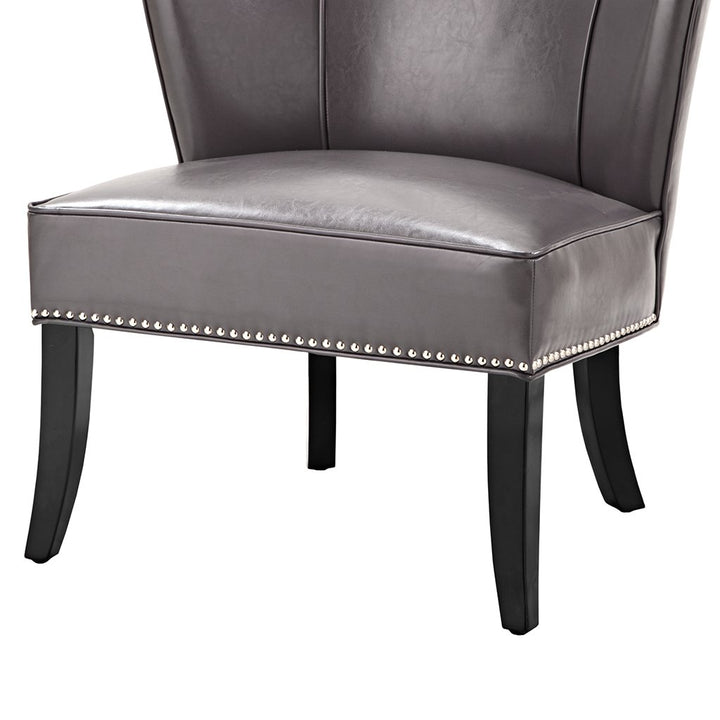 Gracie Mills Beatrice Armless Wingback Accent Chair GRACE-3354 Modern Design Image 2