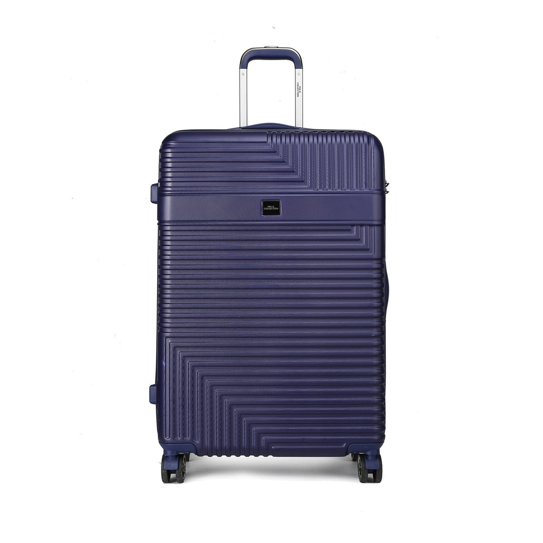 MKFCollection Mykonos Extra Large Spinner Luggage - Vegan Leather Designer Image 1