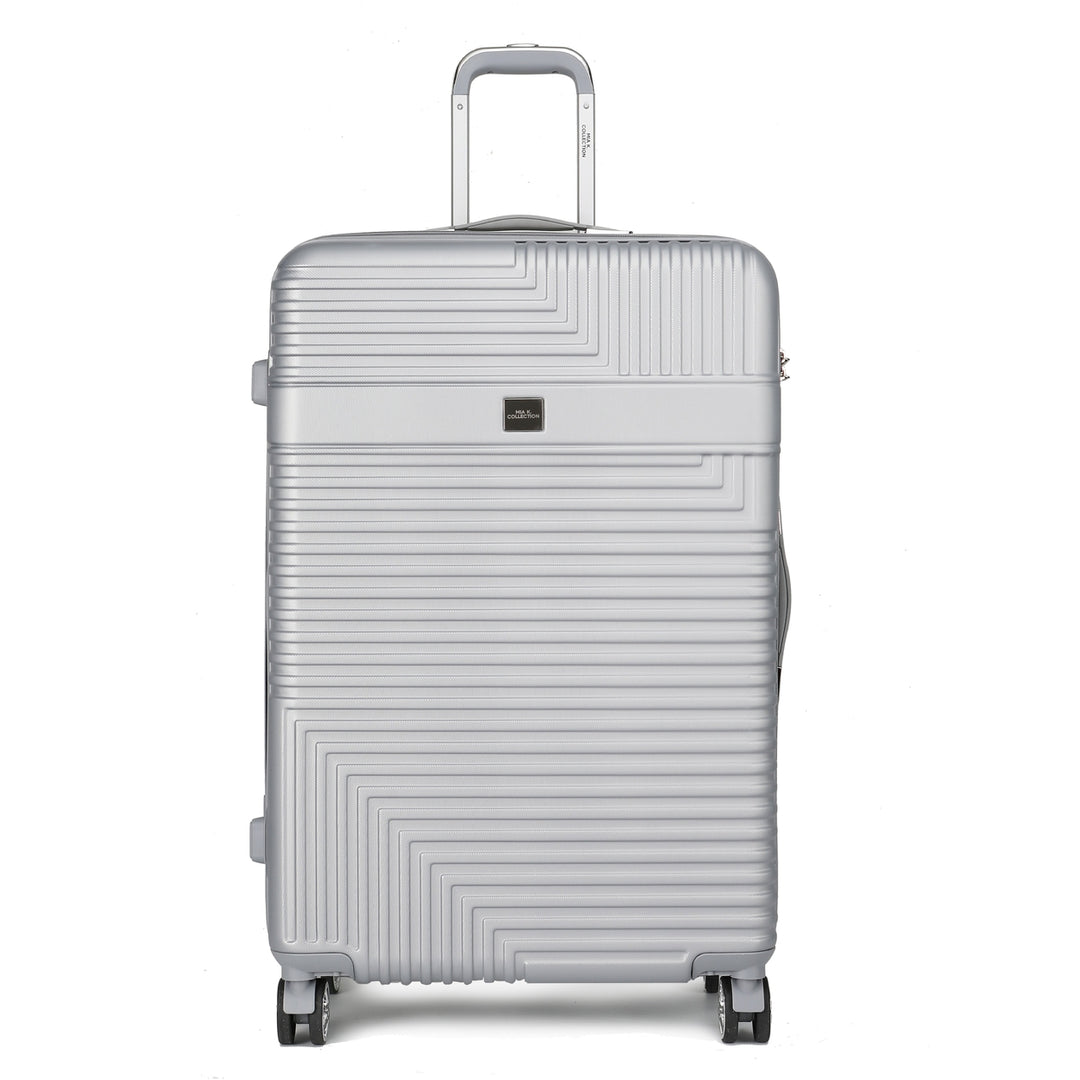 MKFCollection Mykonos Extra Large Spinner Luggage - Vegan Leather Designer Image 1