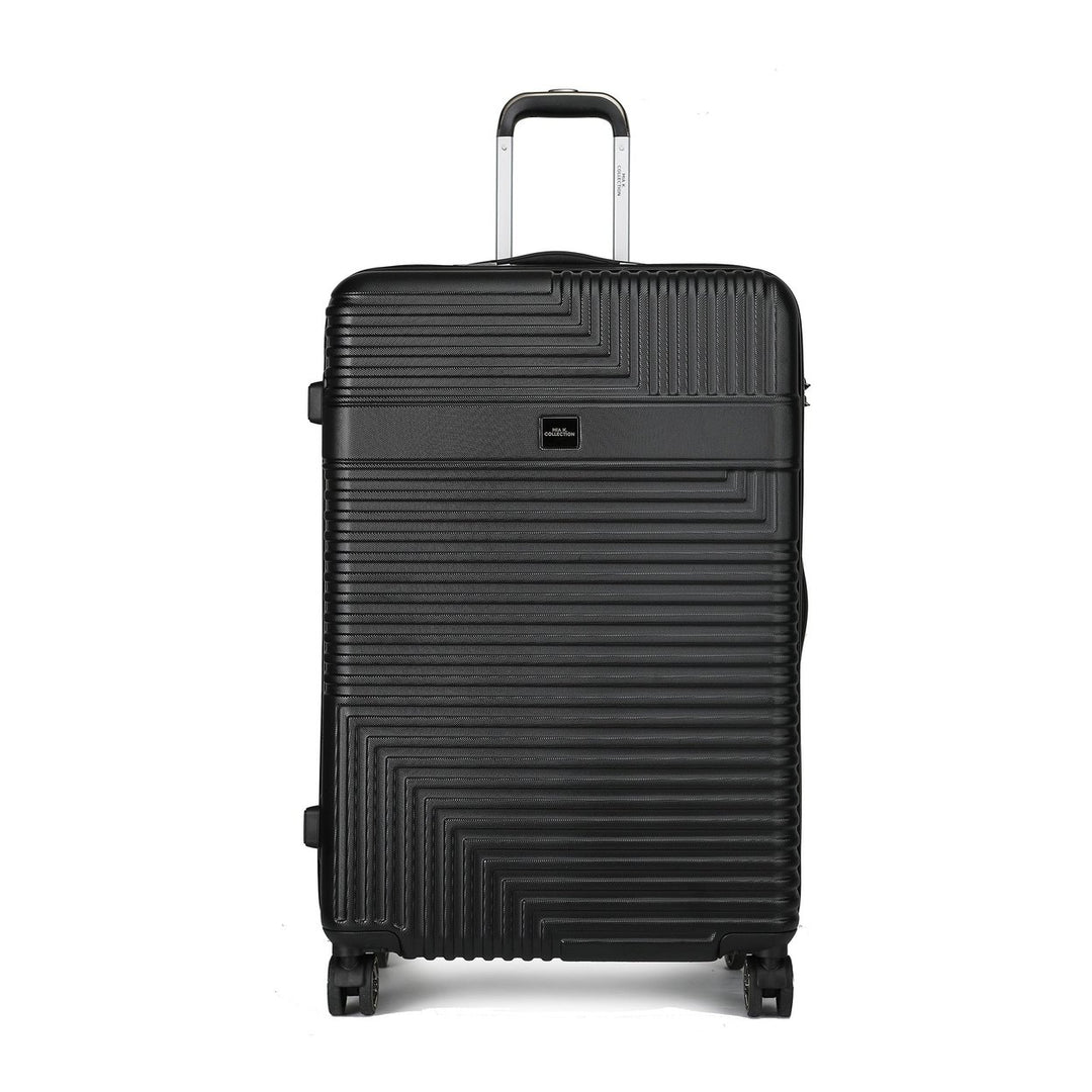 MKFCollection Mykonos Extra Large Spinner Luggage - Vegan Leather Designer Image 1