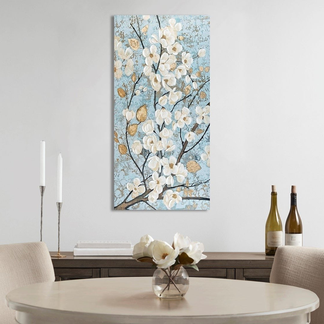 Gracie Mills Odell Gilded Blossoms Hand-Embellished Canvas Wall Art - GRACE-12157 Image 4