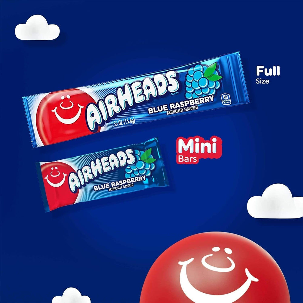 Airheads Mini Bars Assorted Flavors 5lb Bag Individually Wrapped Non Melting Candy Image 2