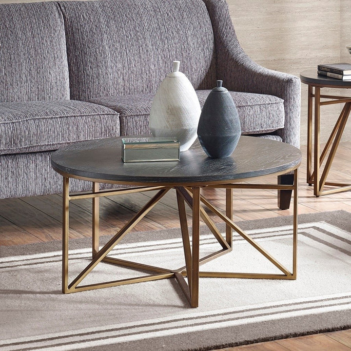 Gracie Mills Lexie Modern Elegance Rectangular Coffee Table - GRACE-7834 Image 2