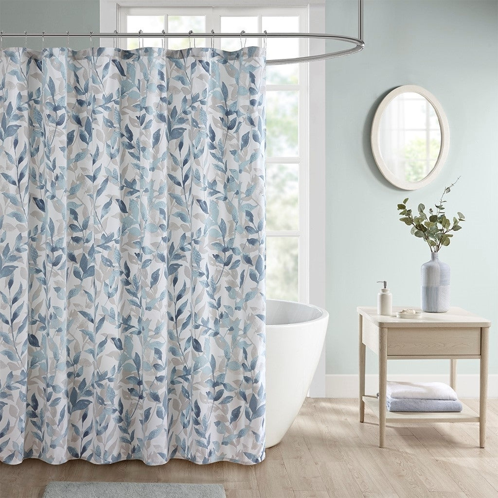 Gracie Mills Zelma Botanical Printed Shower Curtain - GRACE-13041 Image 3