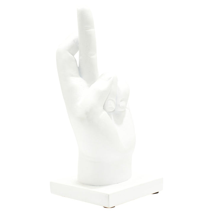 Adam and Friends Fingers Crossed, Peace Sign, Thumbs Up Sculpture 3-Piece Image 8