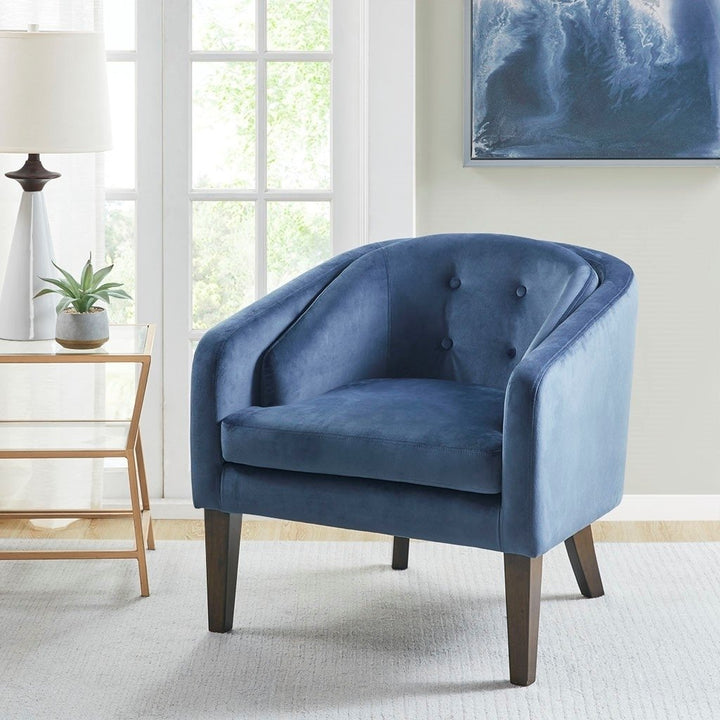 Gracie Mills Felix Tufted Velvet Mid-Century Accent Chair - GRACE-14817 Image 4