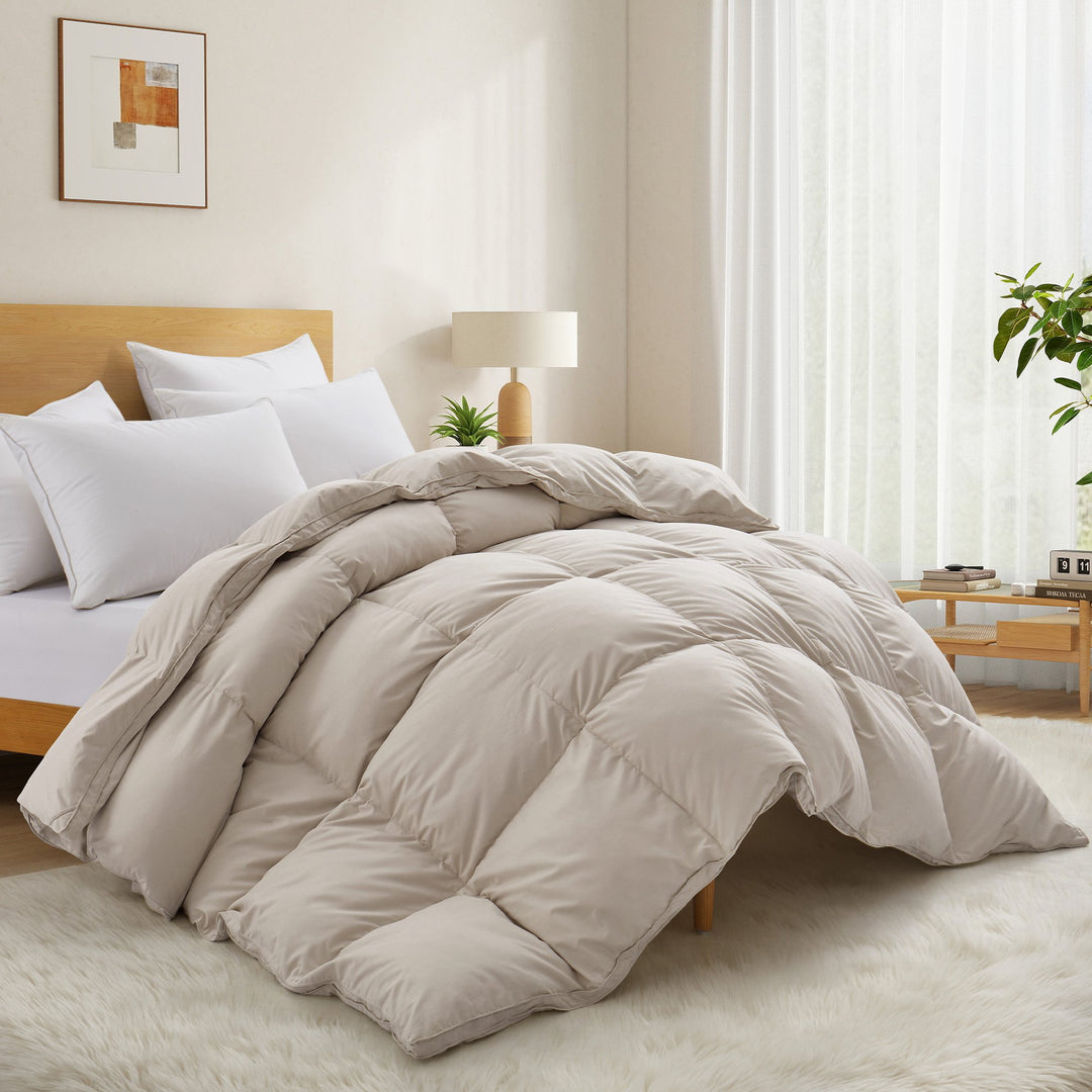 Hotel Collection Goose Down Winter Comforter Heavyweight Duvet Insert King Size Image 2