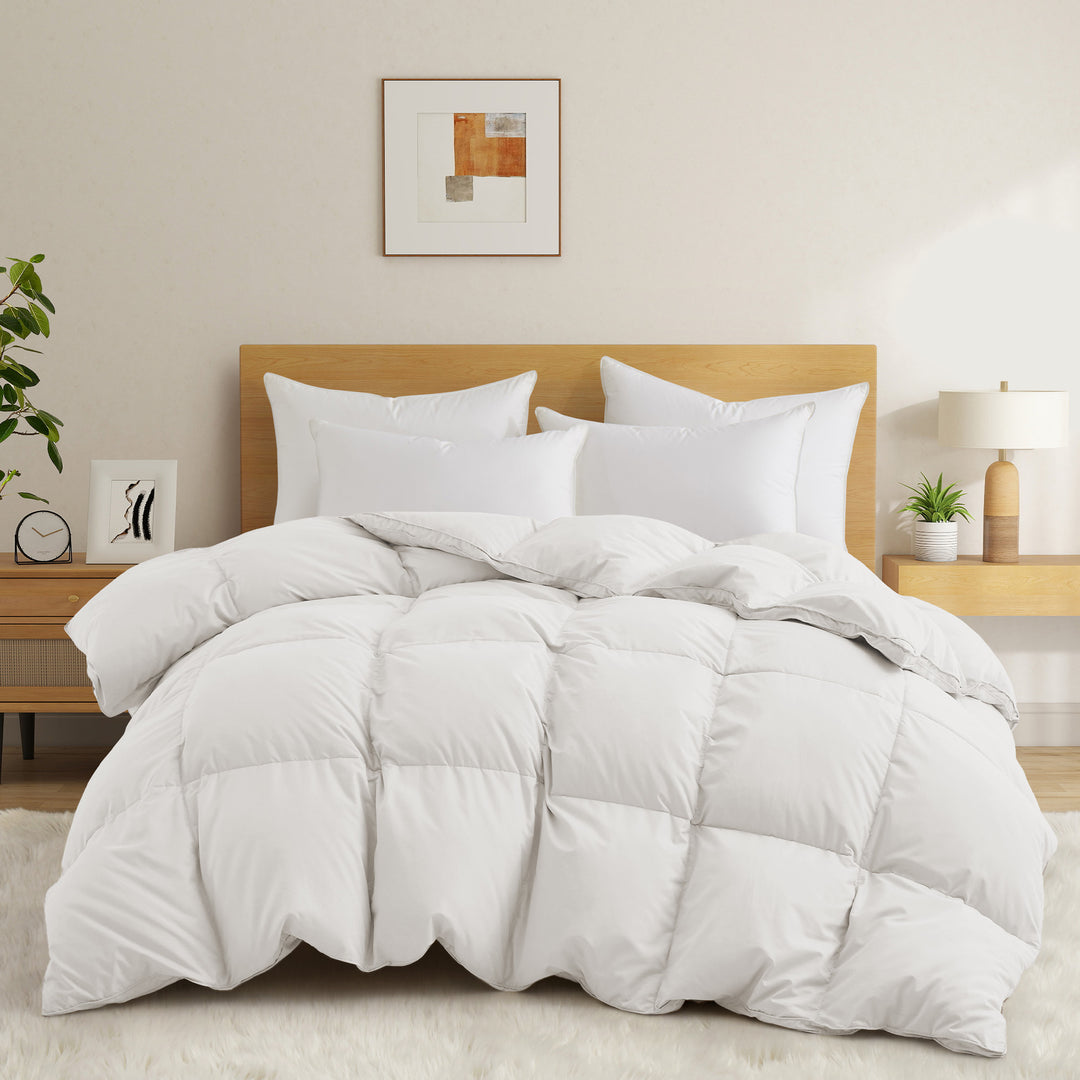 Hotel Collection Goose Down Winter Comforter Heavyweight Duvet Insert King Size Image 3