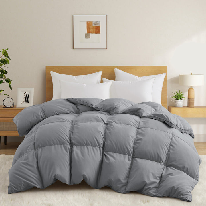 Hotel Collection Goose Down Winter Comforter Heavyweight Duvet Insert King Size Image 5