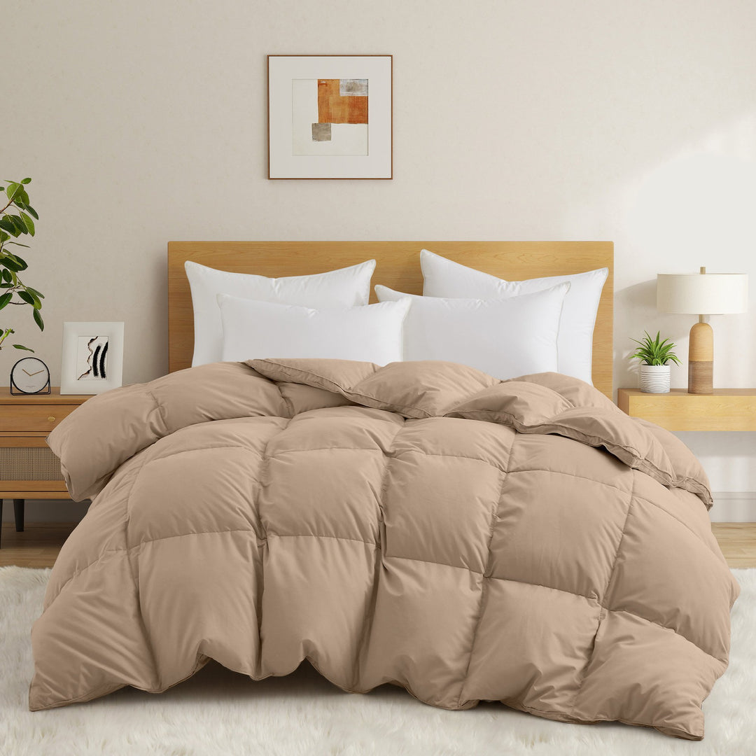 Hotel Collection Goose Down Winter Comforter Heavyweight Duvet Insert King Size Image 9