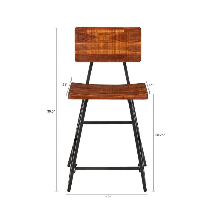 Gracie Mills Lavonne Modern Industrial Counter Stool - GRACE-8561 Image 5