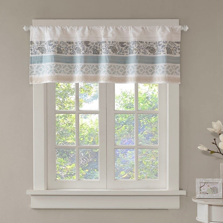 Gracie Mills Singleton Paisley Printed and Pieced Rod Pocket Valance - GRACE-8206 Image 3