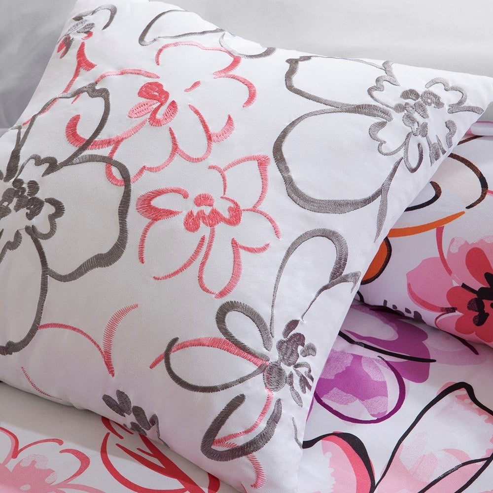 Gracie Mills Floral Print Comforter Set Queen GRACE-4919 Premium Bedding Set Image 2