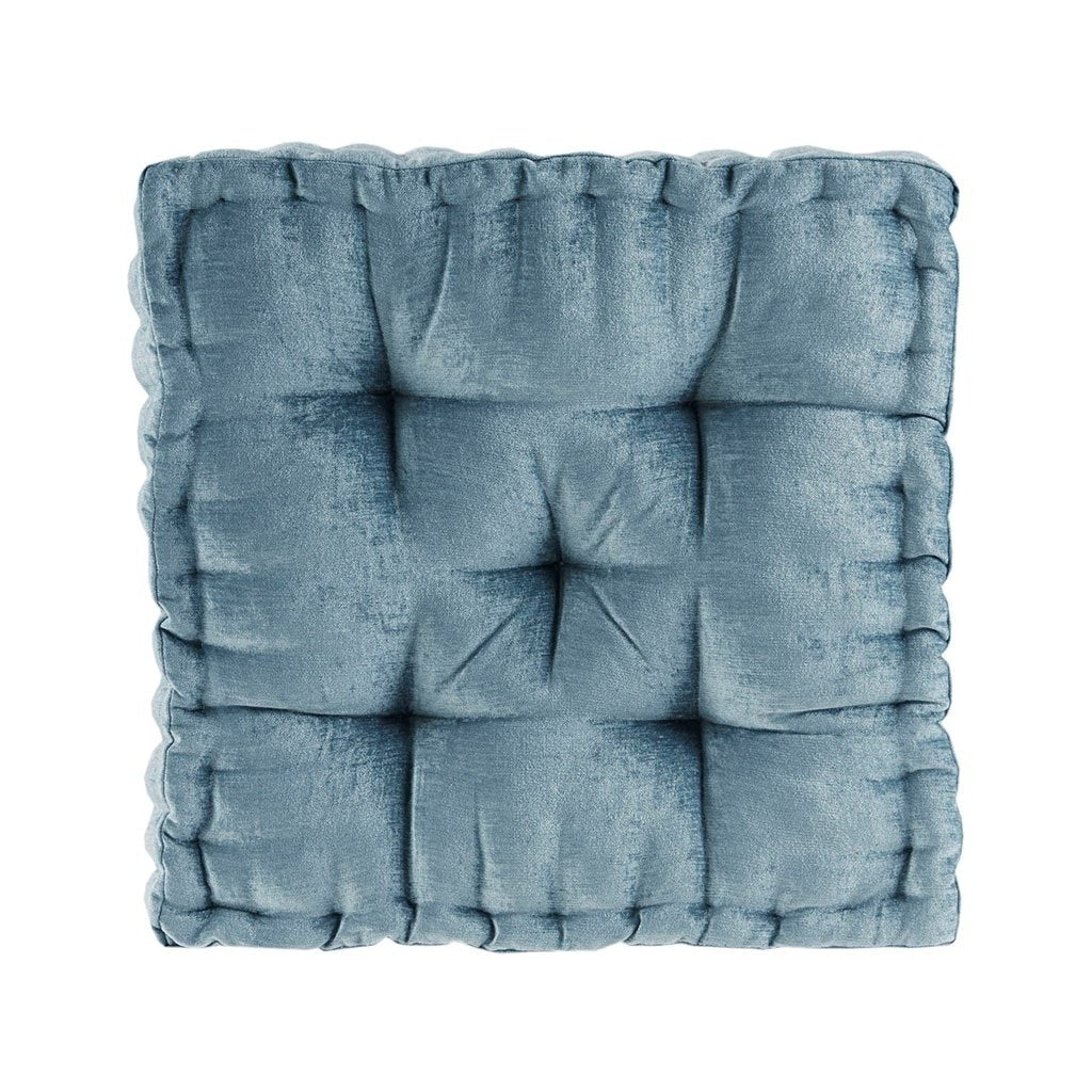 Gracie Mills Elara Chenille Square Floor Pillow Cushion GRACE-11003 18 Inch Image 1