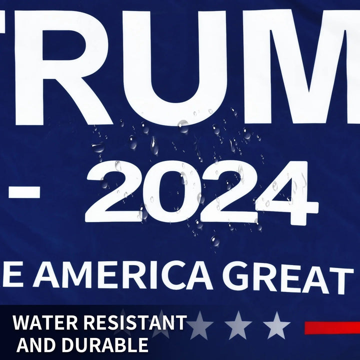 "Trump 2024 Double-Sided Outdoor Flag - 3x5 ft, 3 Ply Material for Patio" Image 5