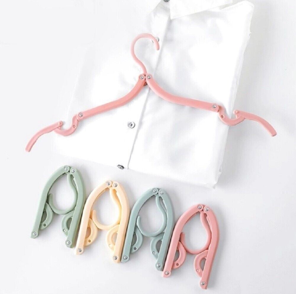 4 Portable Travel Hangers - Foldable and Collapsible Clothes Hangers for Packing Image 9