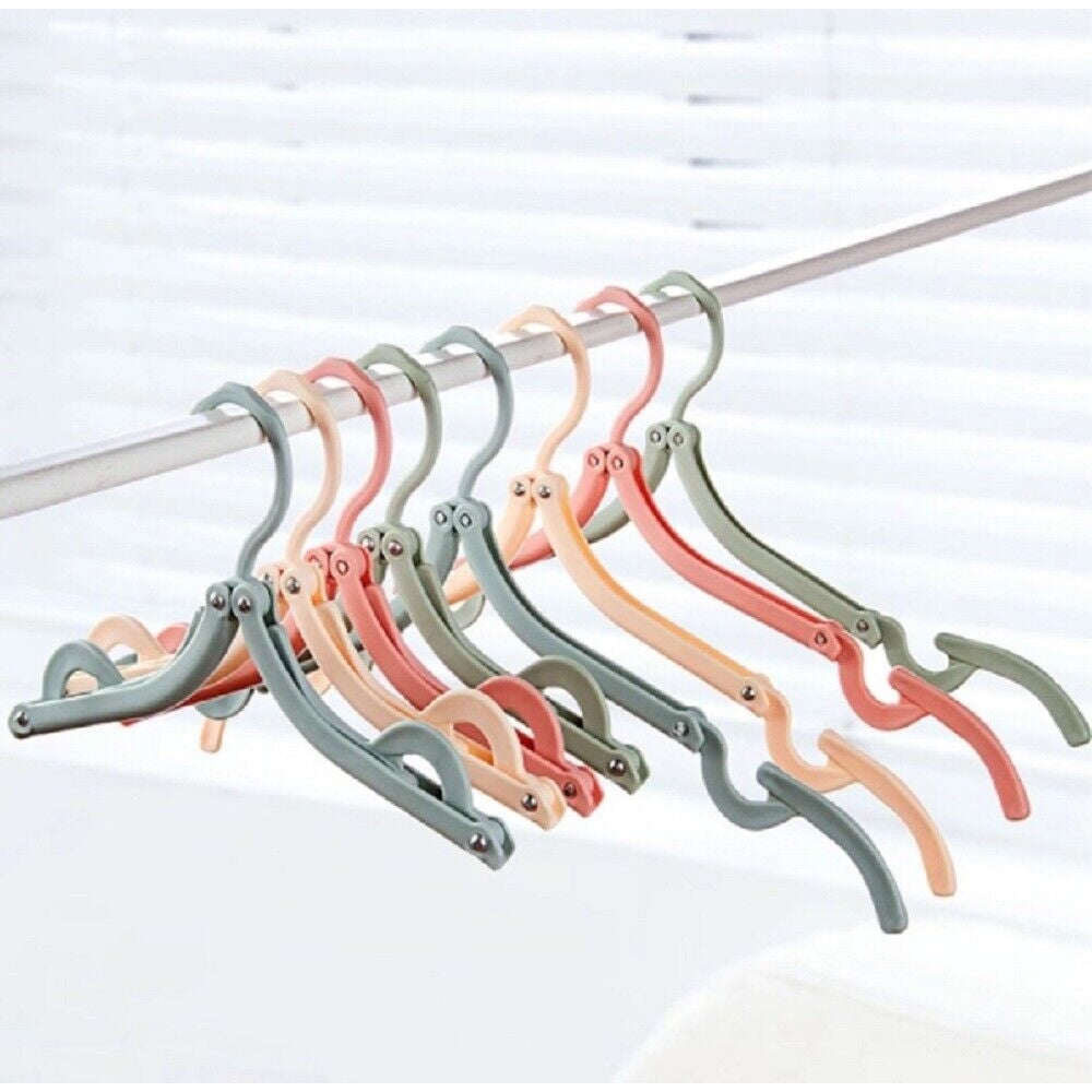 4 Portable Travel Hangers - Foldable and Collapsible Clothes Hangers for Packing Image 11