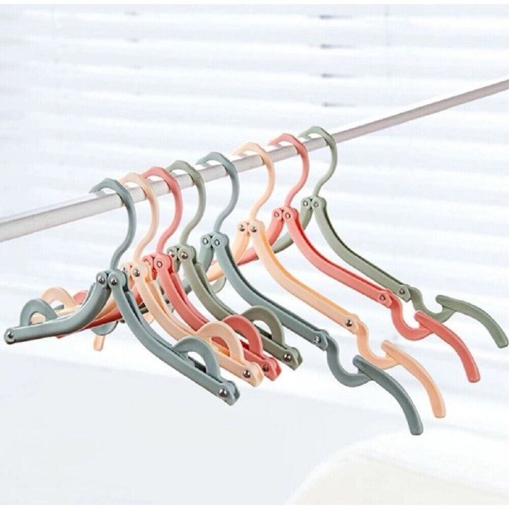 4 Portable Travel Hangers - Foldable and Collapsible Clothes Hangers for Packing Image 11