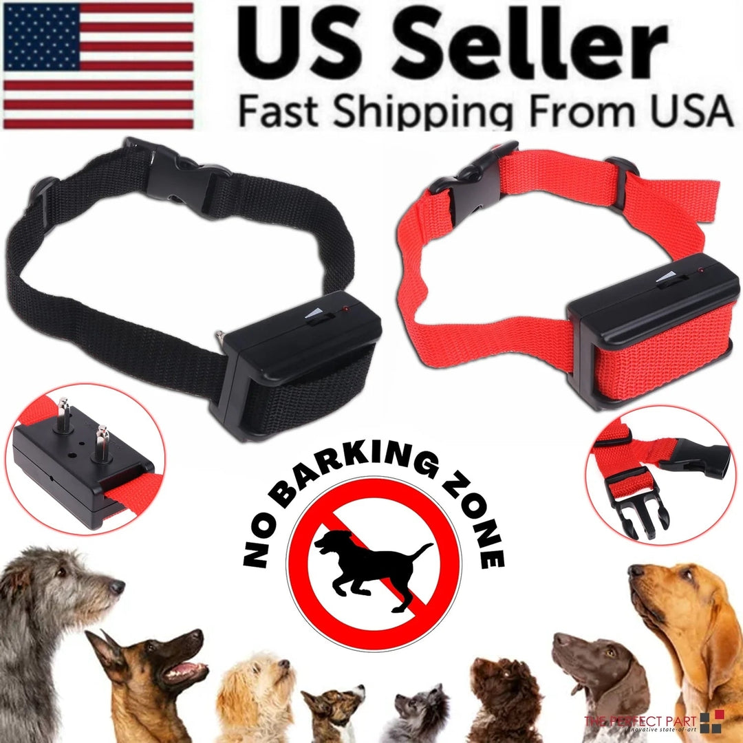 Automatic anti Bark Barking Dog Shock Control COLLAR Device Small Medium Large Image 1