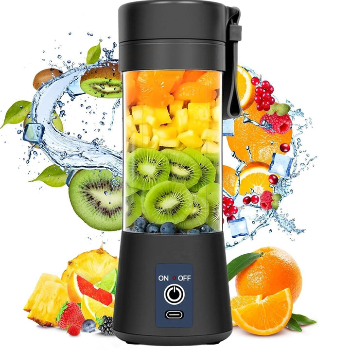 Portable Blender, Personal Blender for Shakes and Smoothies,Mini Blender for Kitchen, Office and Outdoor Image 1