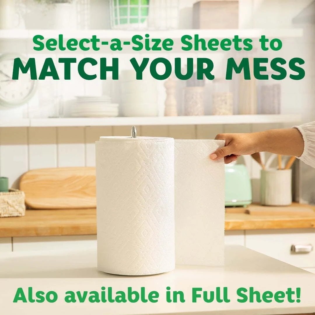 Select-A-Size Paper Towels, 12 Double Rolls, White Image 8