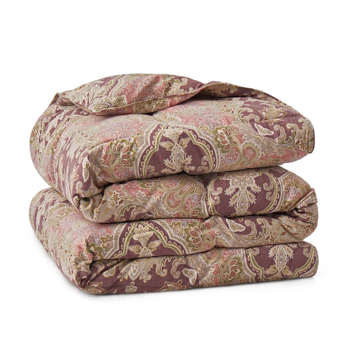 Goose Down Comforter All-Season Paisley Print Twin Full Queen King Cal King Image 7