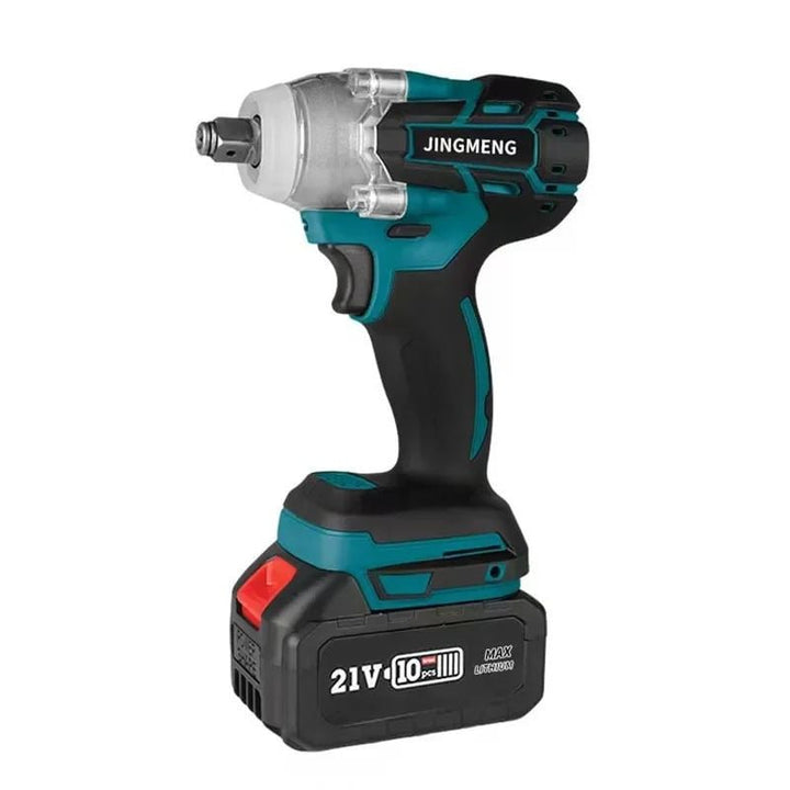 Cordless Brushless Electric Impact Wrench 21V with Hand Drill and Socket Image 6