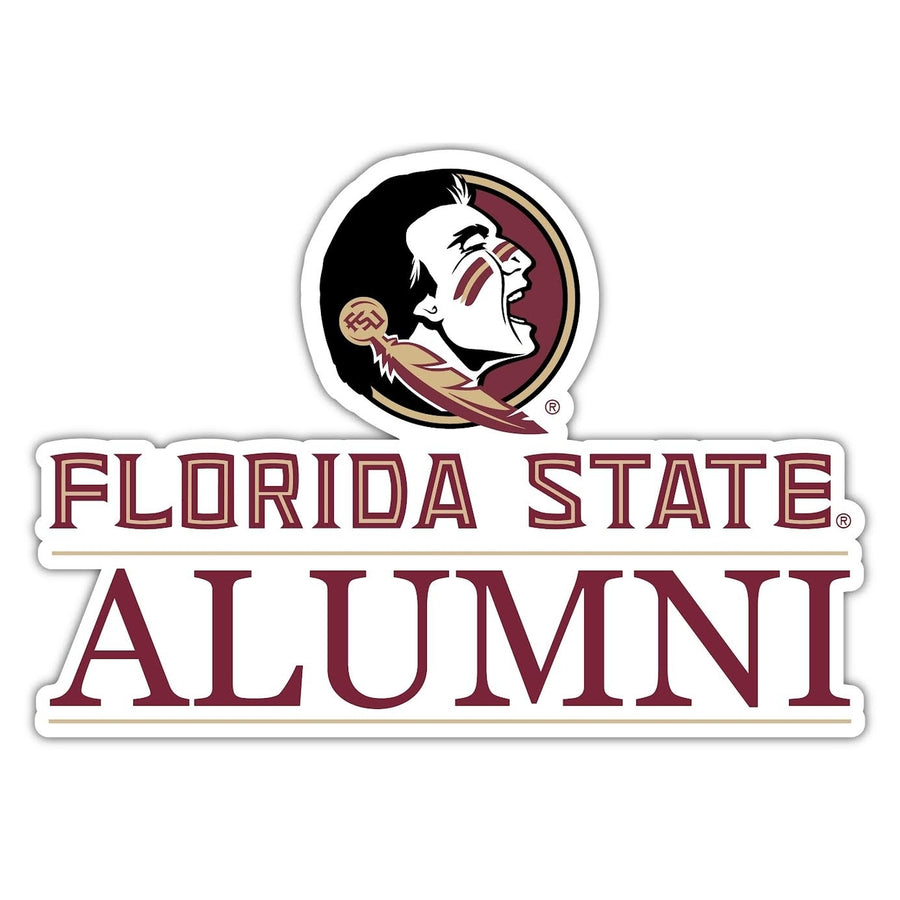 Florida State Seminoles 4-Inch Alumni 4-Pack NCAA Vinyl Sticker - Durable School Spirit Decal Image 1