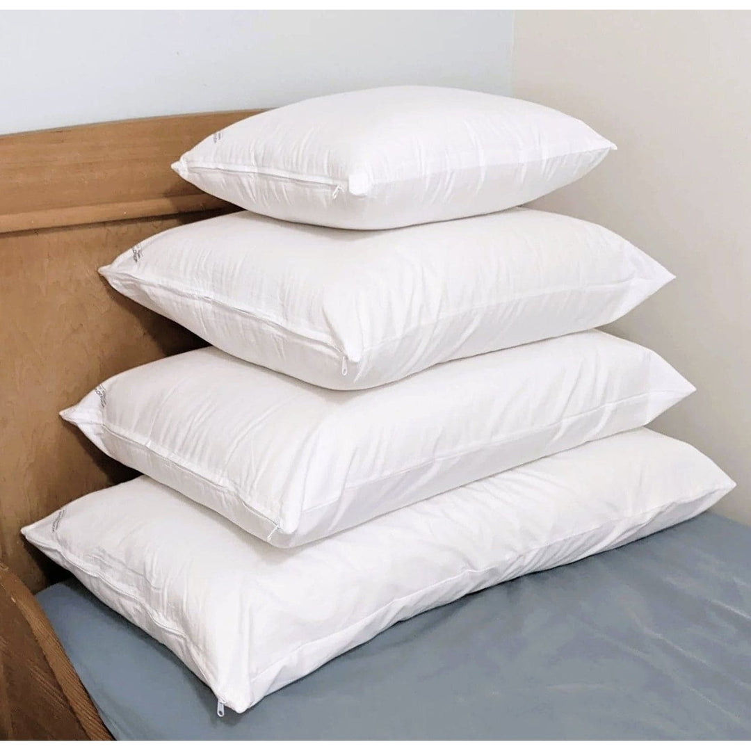 Pure Wool Filled Bed Pillows Canadian Wool Image 1