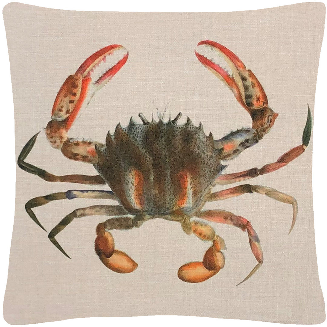 Crab Throw Pillow 18 x 18 Image 1