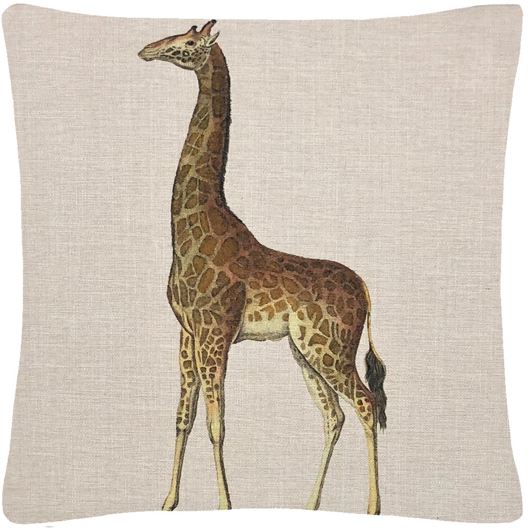 Giraffe Decorative Throw Pillow 18"x18" Image 1