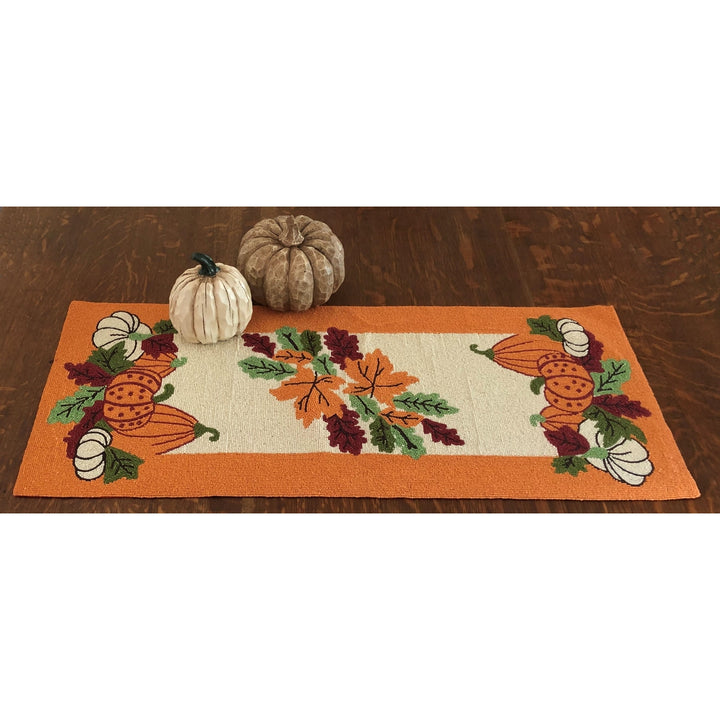 Autumn Harvest Beaded Table Runner by Golden Hill Studio Image 3