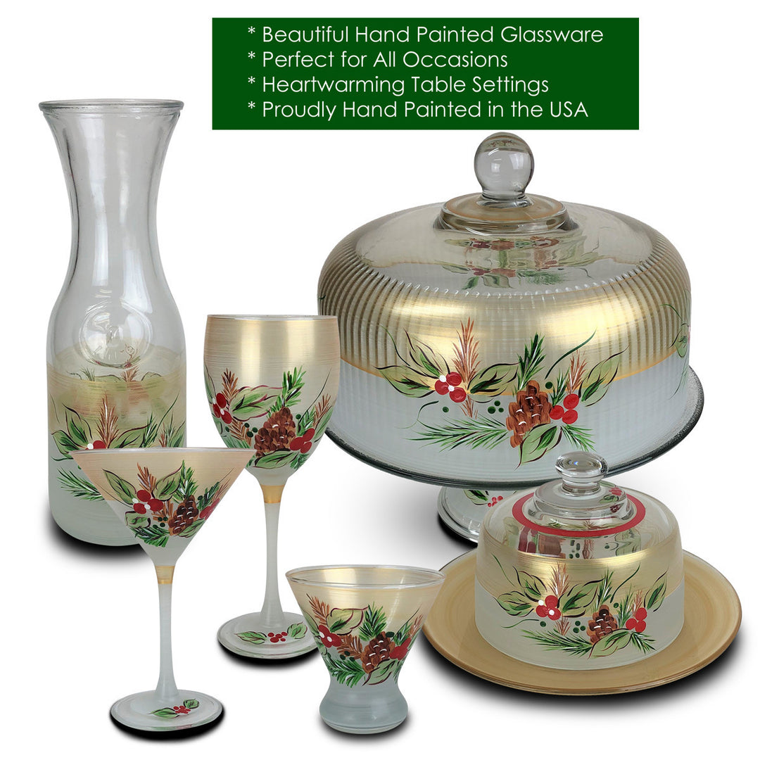 Golden Hill Studio Black Forest Pine Martini S/2 Image 6