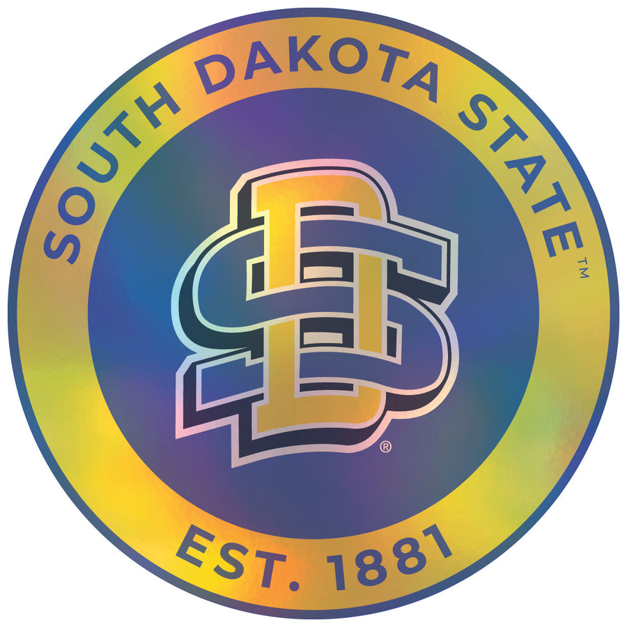 South Dakota State Jackrabbits Holographic Vinyl Decal Sticker Officially Licensed Collegiate Product Image 1