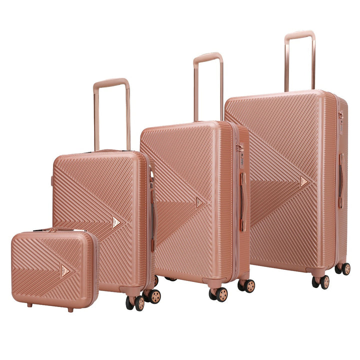 MKFCollection Felicity Spinner Luggage Set - Vegan Leather Designer Handbag Image 6