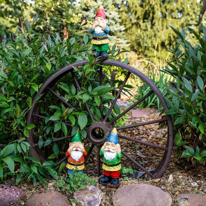 Sunnydaze Hear No Evil, Speak No Evil and See No Evil Garden Gnomes - 12 in Image 5