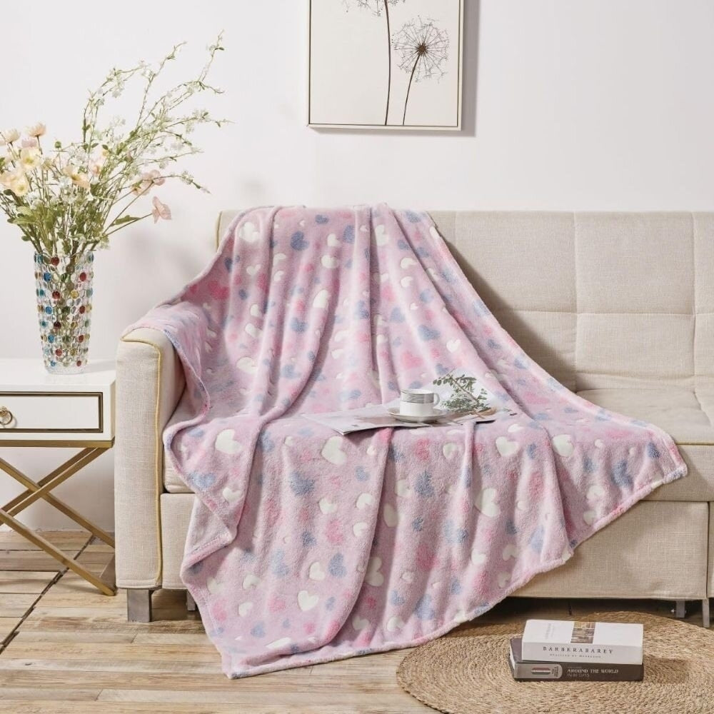 Glow-in-the-Dark 50" x 60" Throw Blankets Image 9