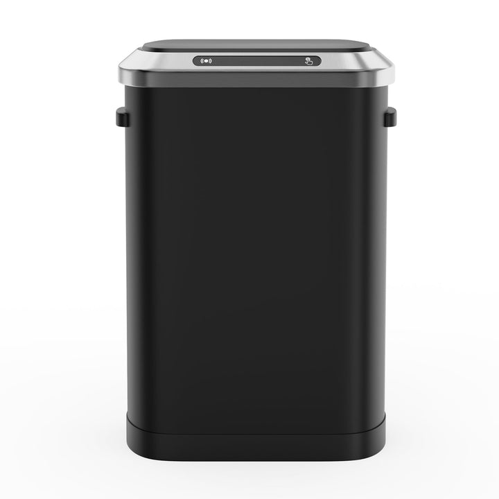 50L Smart Automatic Trash Can with Intelligent Sensor Touchless Operation Black Waste Bin Image 1