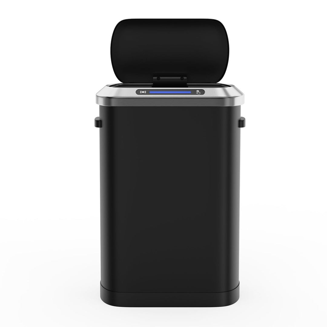 50L Smart Automatic Trash Can with Intelligent Sensor Touchless Operation Black Waste Bin Image 8